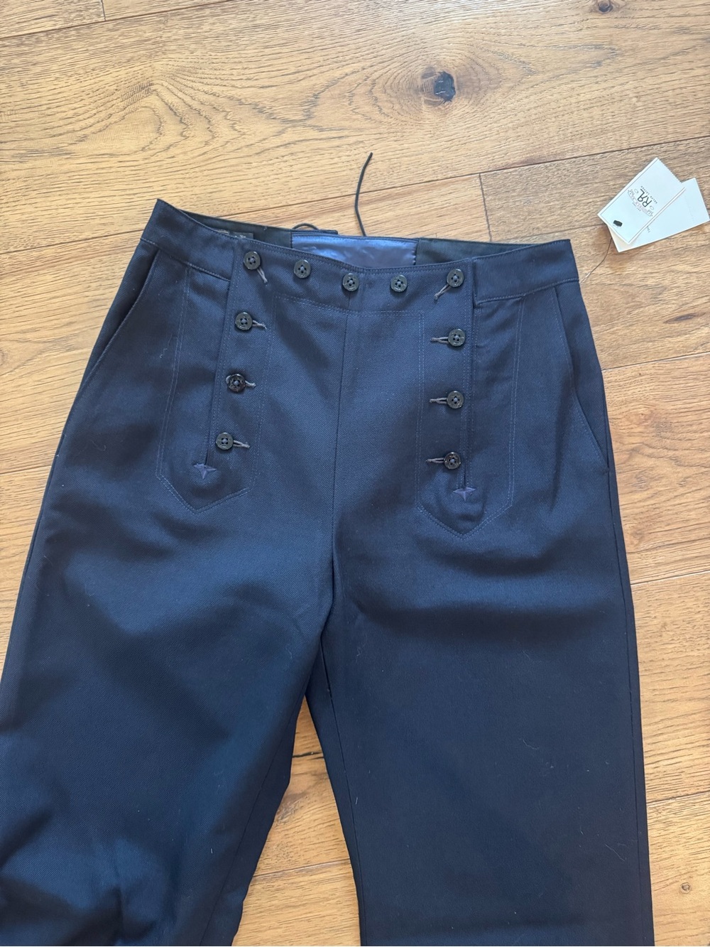 NWT Double RL Serge Marcy Sailor pants in wool 28